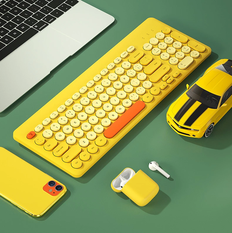 Wireless Keyboard mouse laptop external mute USB Mini Wireless Office keyboard and mouse set