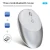 Import Wireless wireless three mode mouse rechargeable 2.4G silent key wireless mouse from China