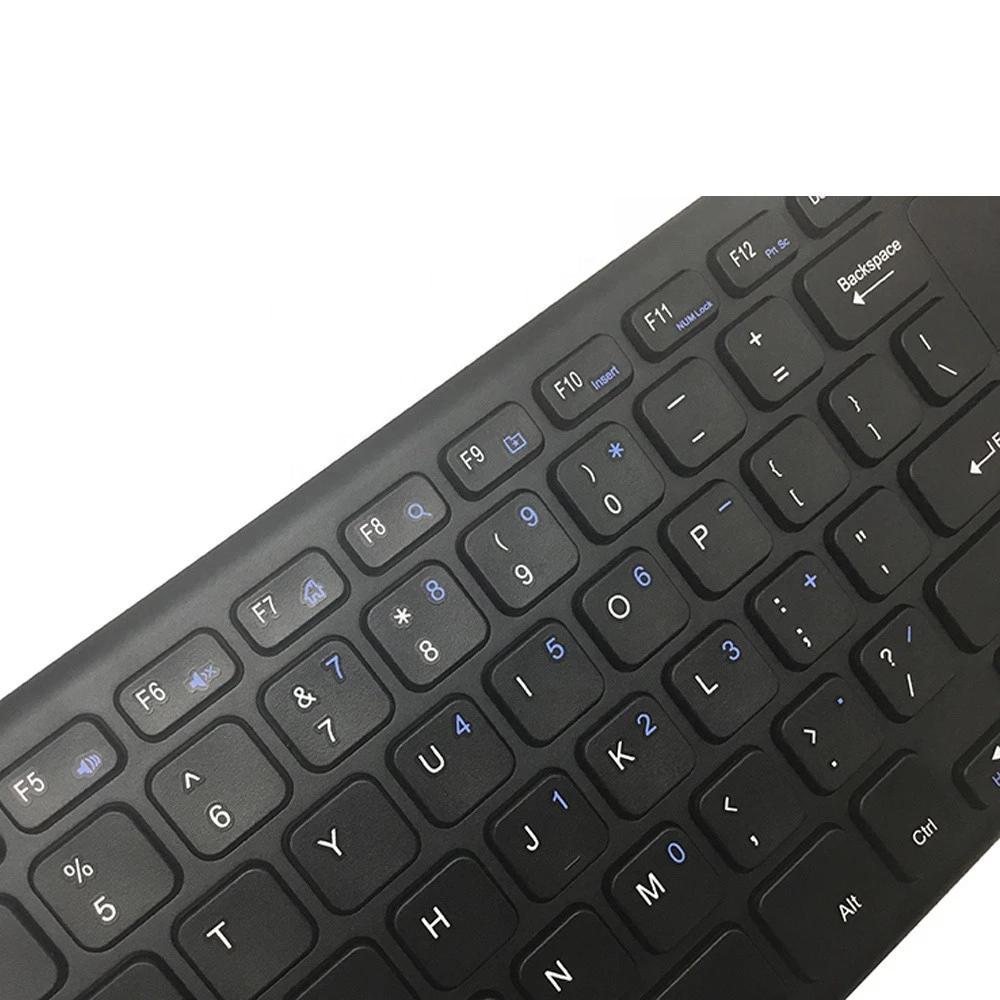 With AAA battery 2.4G Wireless keyboard for tcl android smart tv keyboard with touchpad