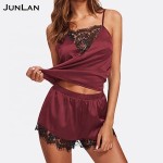 Women Clothes For Summer Shorts Sets Sleepwear Satin Pajama Womens Pajamas