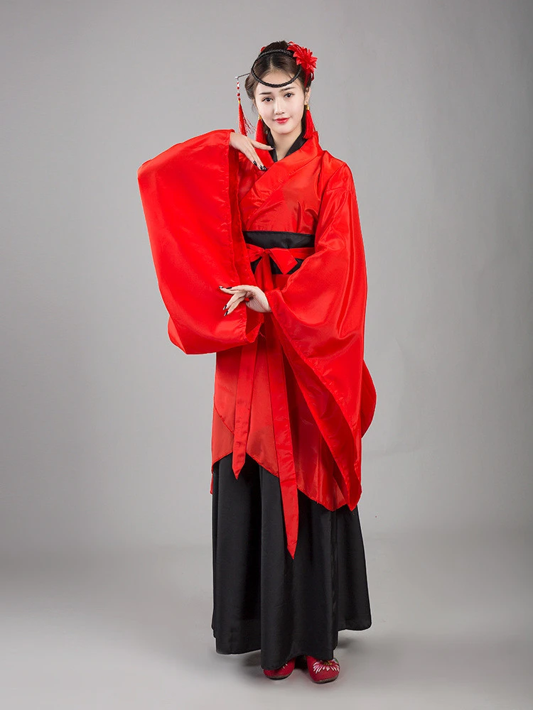 Women Hanfu Beautiful Chinese Traditional Han Fu Clothing Modern Style Hot Sale Red Luxury Women Hanfu Outfi