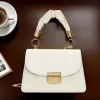 Womens Luxury Designer PU Leather Evening Clutch Bag New Mini Crossbody Handbag Chain Strap Fashionable Canvas Material Summer