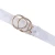 Import Women&#x27;s Double O-Ring Buckle PVC Transparent Strap Belts from China