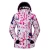 Women&#x27;s Skiing Jacket Colorful Printed Coat Winter Outdoor Snowboard Wear Hiking Snow Jacket