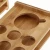 Import Wooden bamboo bar tasting accessory shot glass holder tray for barware from China