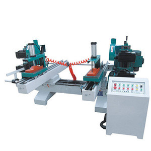 Woodworking two side saw cutting with tenoning shaft machine