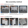 Workshop Accessories Electronic Sample Component Small Parts Tool Boxes Drawer Plastic Storage Cabinet