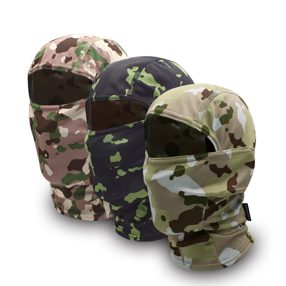 WOSAWE Camouflage Balaclava Full Face Mask Motorcycle Cycling Hunting Army Bike Military Helmet Liner Tactical Airsoft Cap