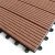 Import WPC wood deck DIY tiles interlocking click composite outdoor Garden composite floor wood plastic deck 3d embossed snap tile from China