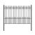 Import Wrought Iron Railing hot black steel  railing design wall mounted railing from China