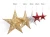 Import Xmas metal hanging star for Christmas holiday decoration and gifts from China