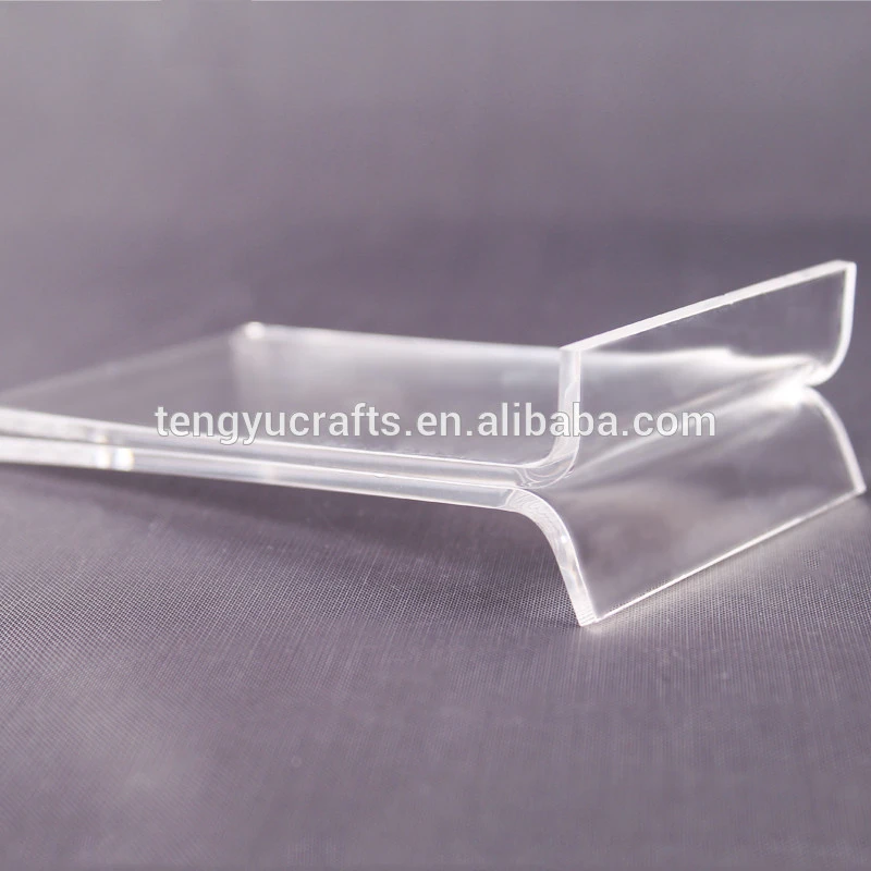 Y Shape Plexiglass Stand Double Sided Vertical A4 A5 A6 Clear Slanted Acrylic 7 x 5.5 Sign Flyer Menu Holder Display w/Feet