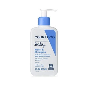 YANMEI Baby Wash &amp; Shampoo Fragrance Paraben &amp; Sulfate Free Shampoo for Tear-Free Baby Bath Time