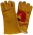 Import Yellow Leather Palm Blue Cow Split Leather Wholesale Gloves Safety Product from China