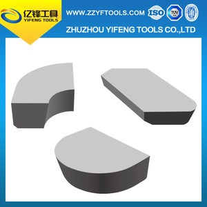 YG6 tungsten carbide tips for making forming tools for machining concave radii and forming turning tools for railway wheels