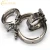 Import Yuda heavy duty stainless steel V band exhaust hose clamp/hose clip from China