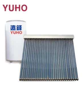 YUHO Pressurized 20 vacuum tubes solar water heater