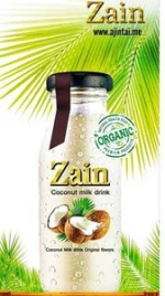 Zain Organic Smoothie Coconut Milk Shake Original Coconut Flavor Non Dairy ingredient