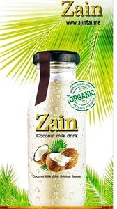 Zain Organic Smoothie Coconut Milk Shake Original Coconut Flavor Non Dairy ingredient