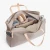 ZB226 Lightweight woman canvas duffle traveling bag large capacity handbag eco friendly vegan leather material duffel handbag