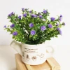 ZERO Pastoral Artificial Mini Flowers Plants Bonsai with Ceramic Pot