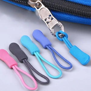Zipper Pull Zipper Tags Cord Pulls Zipper Extension Zip Fixer Available in multiple colors