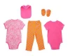 0 3 month baby clothes 100% cotton autumn 5pcs rompers suit baby clothing sets