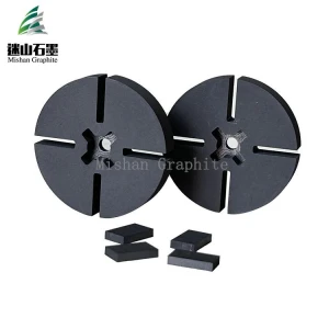Custom high density antioxidation high temperature resistance graphite rotor for industry