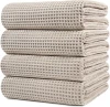 Waffle Towel 400 GSM Soft Absorbent Bath Towel 27 by 54 Inches