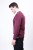Import Wakerlook MENS COTTON BLEND Burgundy SWEATER from United Kingdom