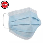 FPM waterproof disposable nonwoven plane 3 ply face mask