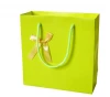 Solid Color Mustard Green Gift Paper Bag