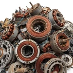 High Copper Recovery Electric Motor Scrap Featuring Dense Metal Components For Recycling