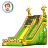 Giant Commercial Giraffe Inflatable Dry Slide For Amusement Park