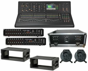 For sale M32R Live Digital Mixer + DL32 Stage Box + 150' Cat5 Network Cable Spool