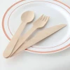 disposable wooden cutlery set from Chinese OEM factory