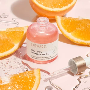 Private Lable Squalane Vitamin C Rose Oil