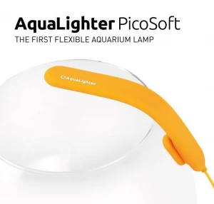 AquaLighter PicoSoft - An innovative LED lamp with flexible body that was designed to light up freshwater bowl aquariums up to 20 liters and classic aquariums up to 10 liters.