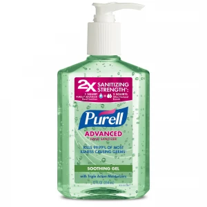 Purrell Hand sanitizer available