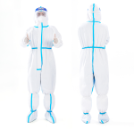 OEM Waterproof Chemical Resistant Safety Protective Microporous Type 5&6 Disposable Coverall