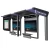 Import Customized Size Mental Structure Smart Advertising Bus Shelter from China