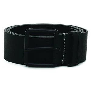 Texture Leather Belt with Buckle