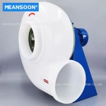 MPCF-250-B2T Plastic Chemical Polypropylene Anticorrosive centrifugal fan for laboratory fume hood