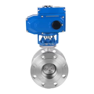 Switch explosion-proof adjustment stainless steel electric flange hard seal butterfly valve