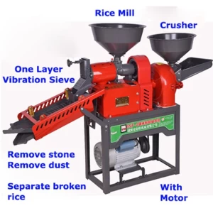 6NF-9 combine rice mill with pulverizer