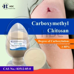 GMP Certified 80% Purity Carboxymethyl Chitosan Food Additive Powder