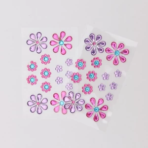 Flower toy stickers