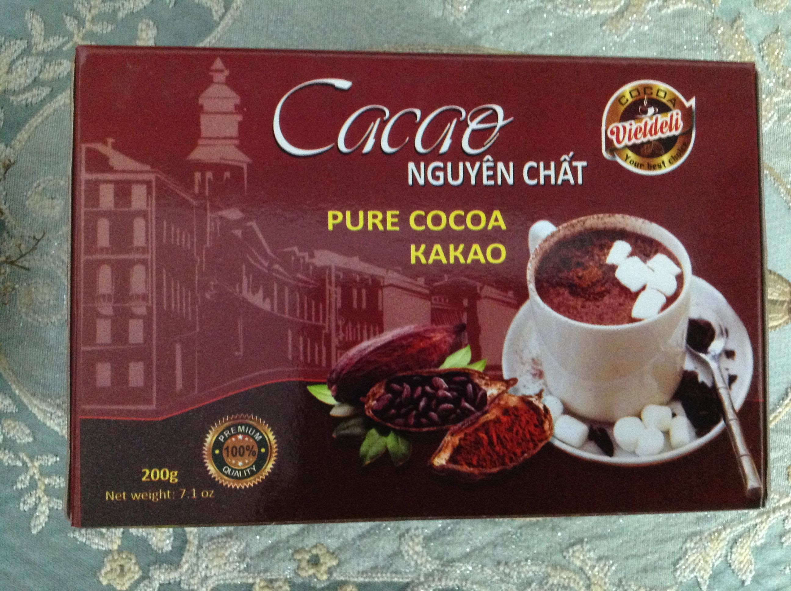 Buy Pure Cocoa Powder - Box 200g - Vietdeli from VIET DELI COFFEE CO ...