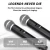 Import Wireless Microphone with Receiver For Family Karaoke Meeting Small Gathering Partybest Classic Karaoke Microphone VM302 from China