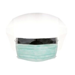 3M™ High Fluid Resistant Procedure Mask with Face Shield 1840FS